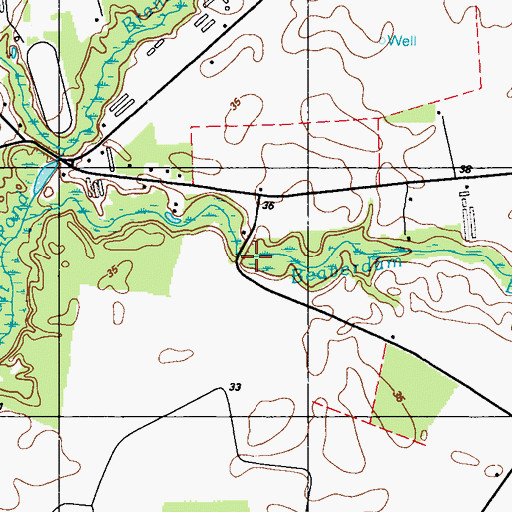 Topographic Map of Wileys Pond, DE