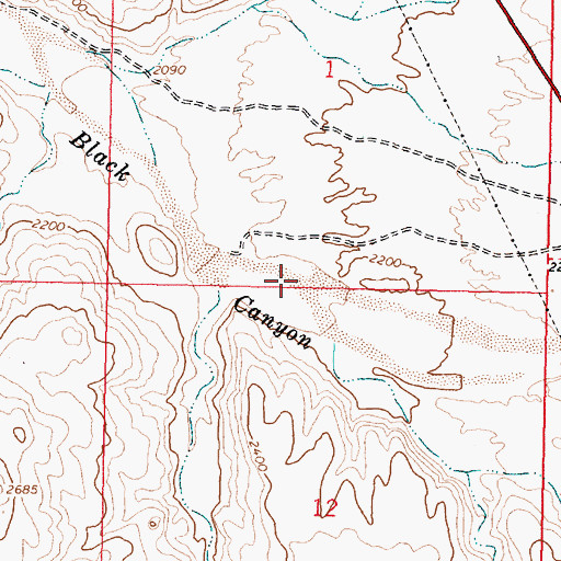 Topographic Map of Westwater Wash, AZ