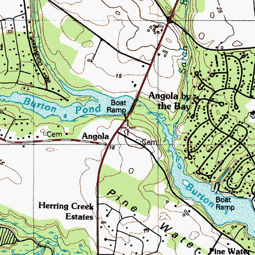 Topographic Map of Seventh Day Adventist Church, DE