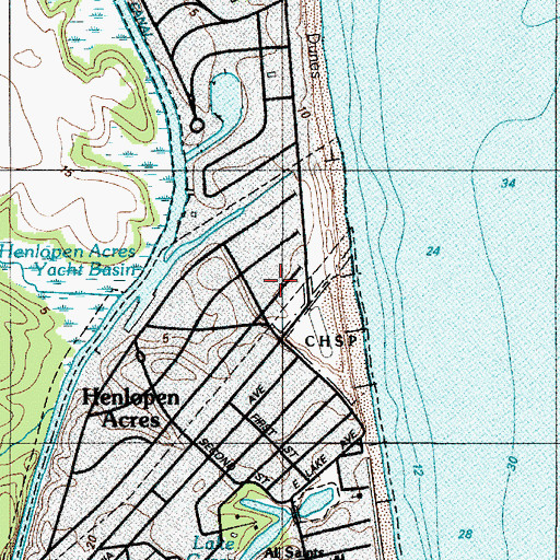 Topographic Map of Religious Society of Friends, DE
