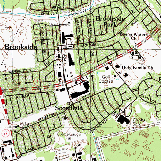 Topographic Map of Newark Christian and Missionary Alliance Church, DE