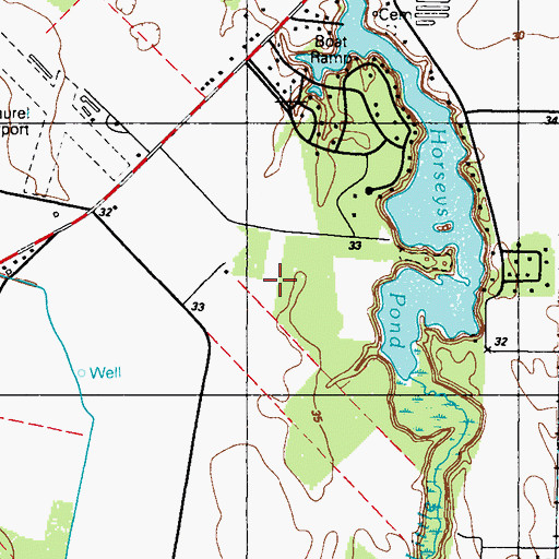 Topographic Map of Dogwood Acres, DE