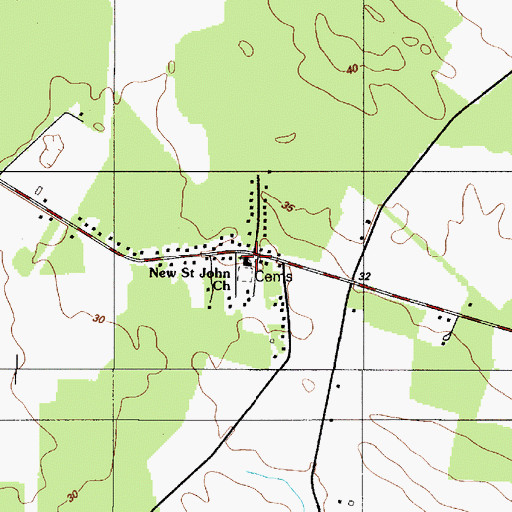 Topographic Map of Edward Cordrey Subdivision, DE