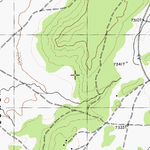 Topographic Map of Black Wood Dam, AZ