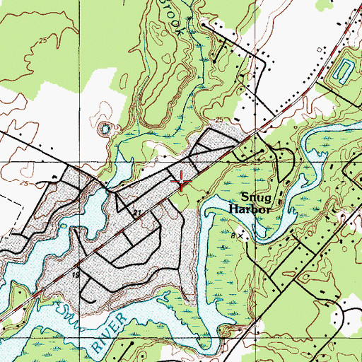 Topographic Map of Friedel Property, DE