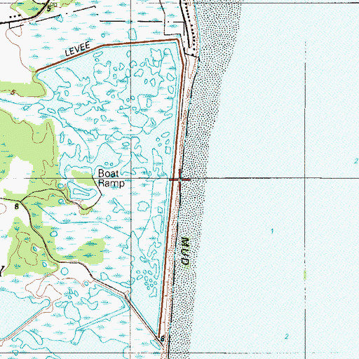 Topographic Map of Ted Harvey Conservation Area Logan Lane Tract, DE