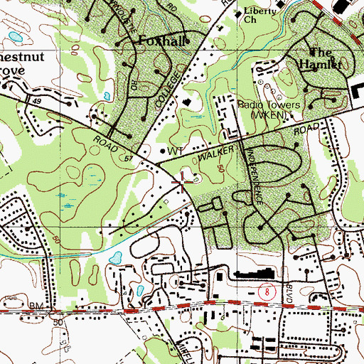 Topographic Map of Zurkow Development, DE