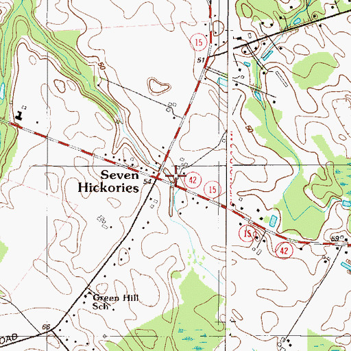 Topographic Map of Delaware State College Farm, DE