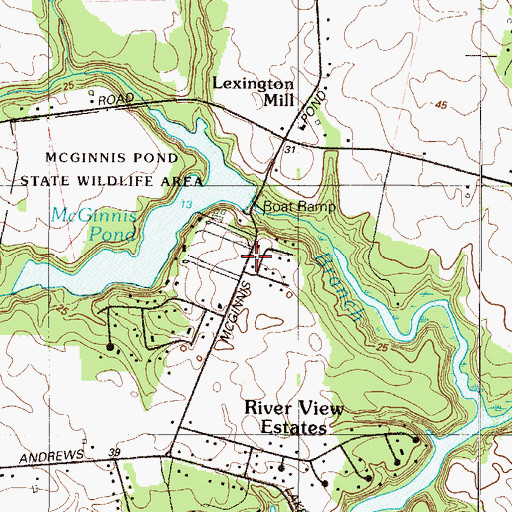 Topographic Map of Lakewind III, DE