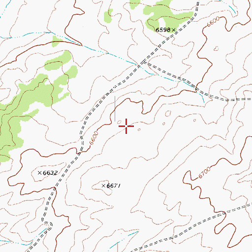 Topographic Map of Sawmill Chapter House, AZ