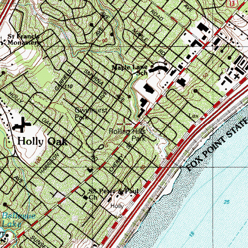 Topographic Map of Greenmount, DE