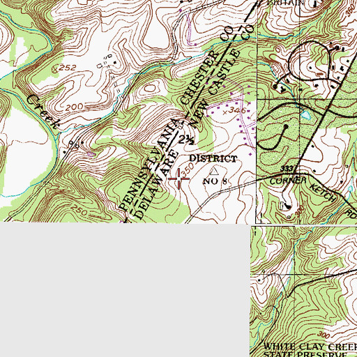 Topographic Map of Great Good Place, DE
