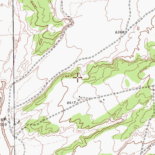 Topographic Map of Eagle Crag Ruin, AZ