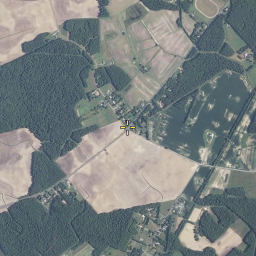 Aerial/Satellite Image of Wrights Crossroads, DE