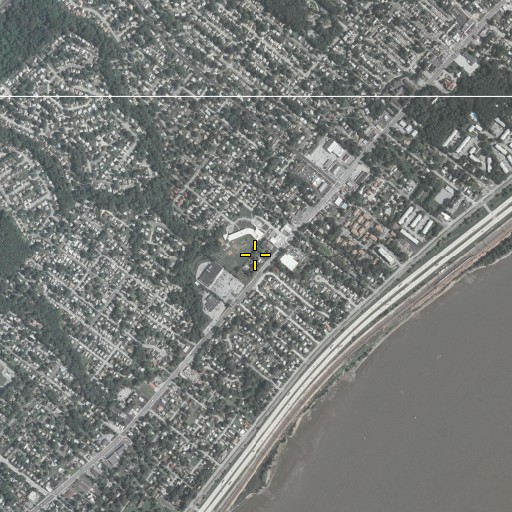 Aerial/Satellite Image of Maple Lane Elementary School, DE