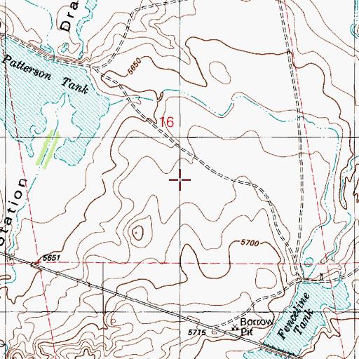 Topographic Map of Little Colorado River Bridge, AZ
