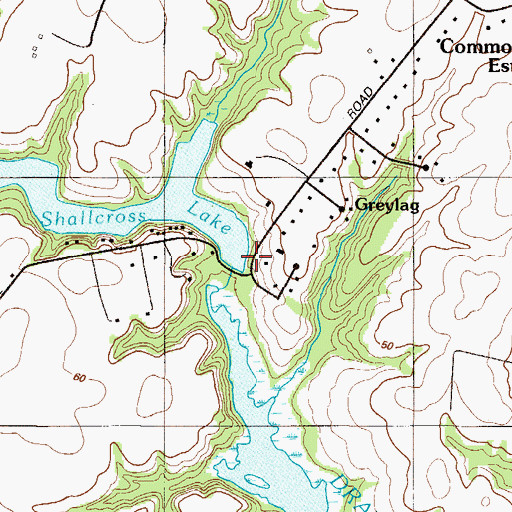 Topographic Map of Shallcross Lake Dam, DE