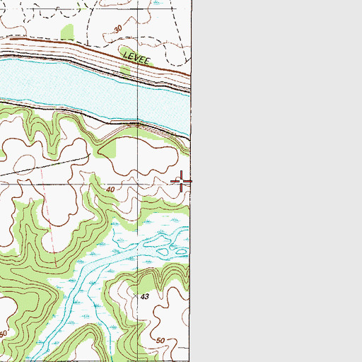 Topographic Map of Briar Point, DE