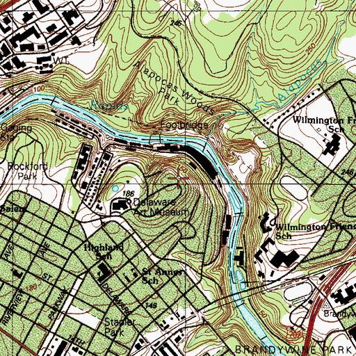 Topographic Map of Kentmere, DE