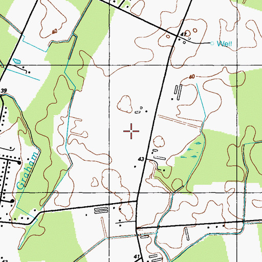 Topographic Map of Broad Creek Hundred, DE