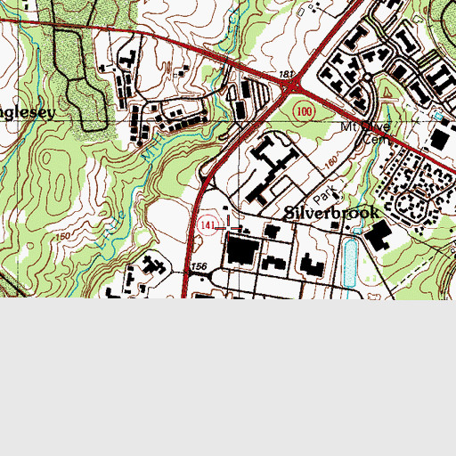 Topographic Map of Chestnut Run Helistop, DE
