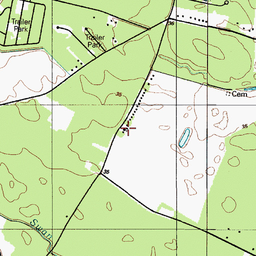 Topographic Map of Triumph of the Church and Kingdom of God in Christ, DE