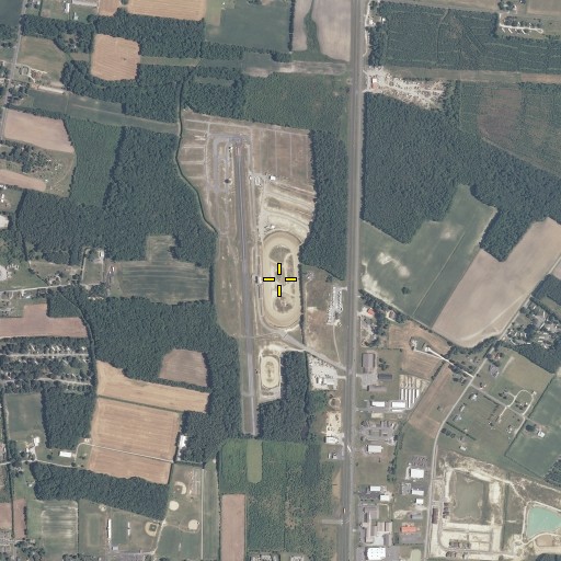 Aerial/Satellite Image of Delaware International Raceway, DE