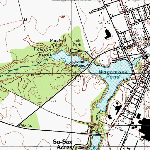 Topographic Map of Pilgrim Holiness Tabernacle (historical), DE