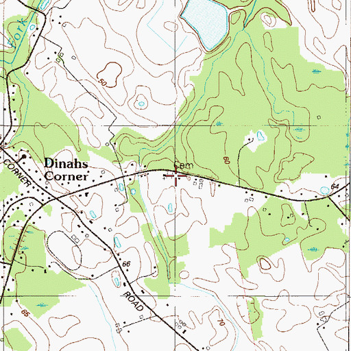 Topographic Map of Seventh Day Adventist Church, DE