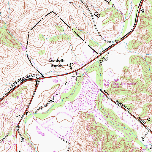Topographic Map of Canyon Del Rey, CA