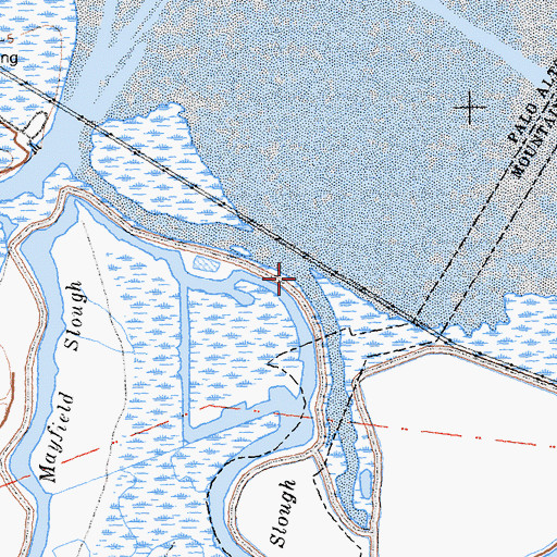 Topographic Map of Adobe Creek, CA