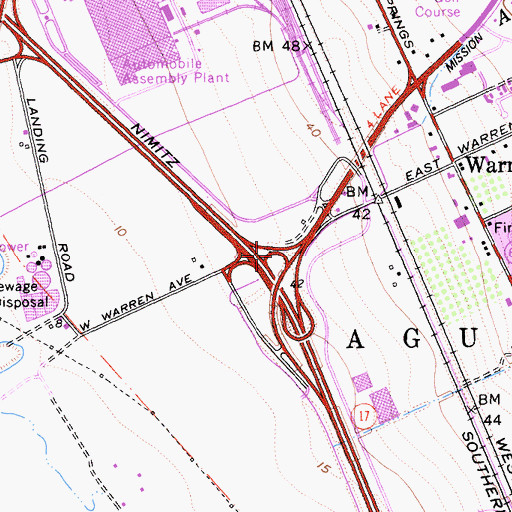 Topographic Map of Agua Fria Creek, CA