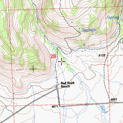 Topographic Map of Alaska Canyon, CA