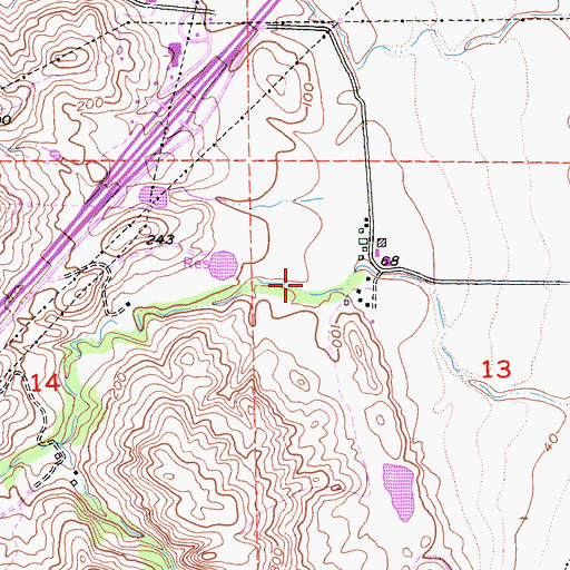 Topographic Map of American Canyon, CA