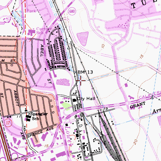 Topographic Map of Arroyo De Los Coches, CA