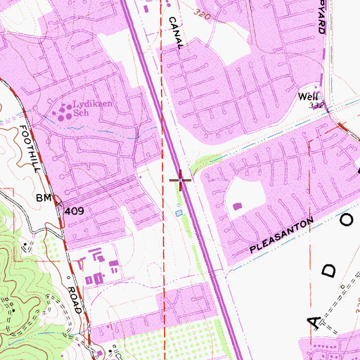 Topographic Map of Arroyo Mocho, CA