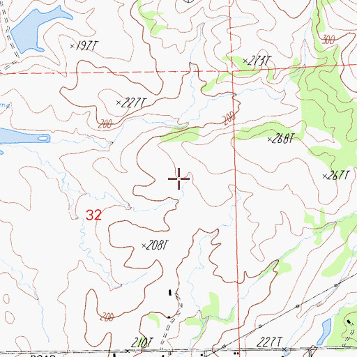 Topographic Map of Auburn Rancheria, CA