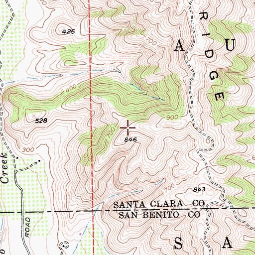 Topographic Map of Ausaymas Y San Felipe, CA