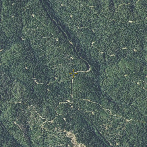 Aerial/Satellite Image of Bailey Summit, CA