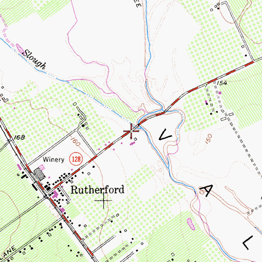 Topographic Map of Bale Slough, CA