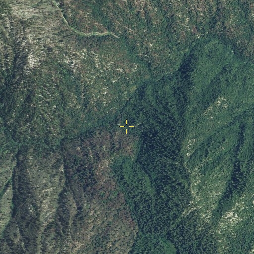 Aerial/Satellite Image of Beartrap Gulch, CA