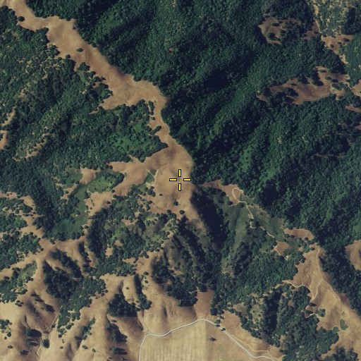 Aerial/Satellite Image of Bills Hill, CA