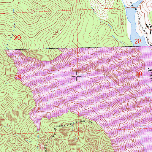 Topographic Map of Black Creek, CA