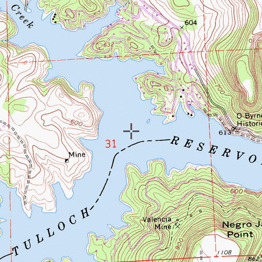 Topographic Map of Black Creek, CA
