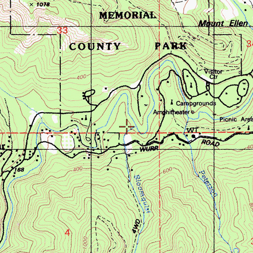 Topographic Map of Bloomquist Creek, CA