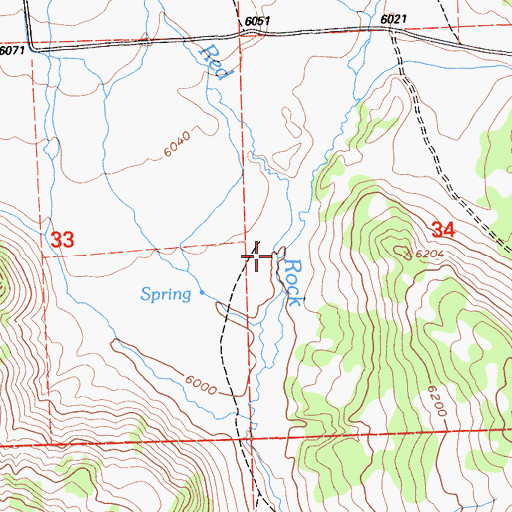 Topographic Map of Boot Lake Creek, CA