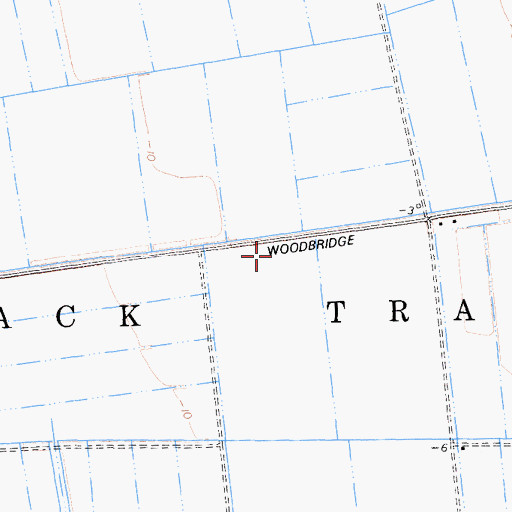 Topographic Map of Brack Tract, CA