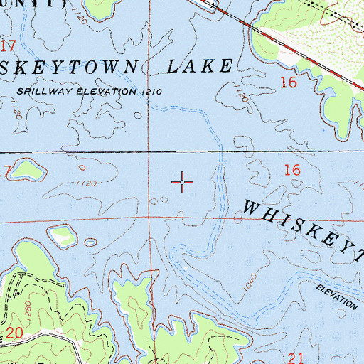 Topographic Map of Brandy Creek, CA