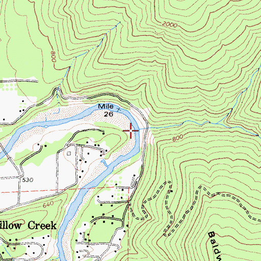 Topographic Map of Bremer Creek, CA