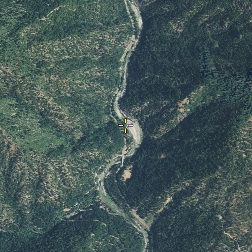 Aerial/Satellite Image of Bridge Flat, CA
